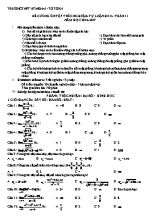 Đề cương ôn tập trắc nghiệm và tự luận học kỳ II môn Toán 11 - Năm học 2016-2017